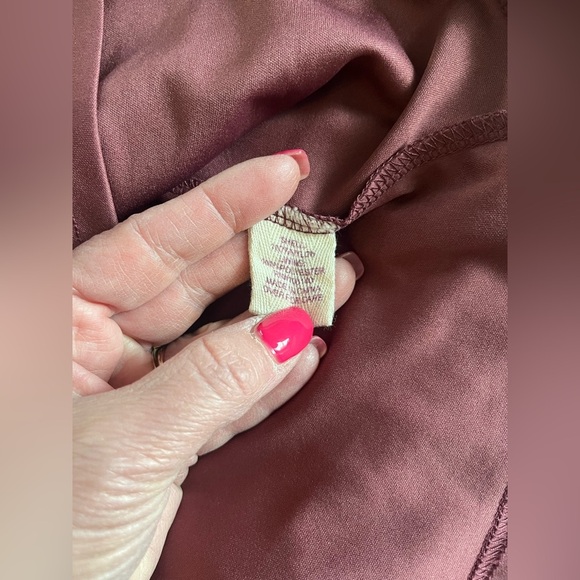 Altar’d State Mauve Lacey Nylon & Polyester Mid length Dress Women’s size XS - Picture 8 of 15